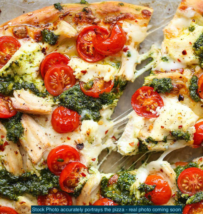 Current Specialty Pizza: Chicken Pesto